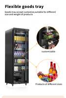 Máquina Expendedora Inteligente con Refrigerador, Visión Artificial y Verificación de Gravedad para Comercio Minorista, Acepta Tarjetas de Crédito