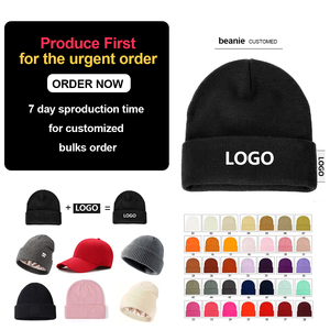 Bonnet <span class=keywords><strong>d</strong></span>'hiver 100 % acrylique personnalisé en gros, OEM ODM, bonnet tricoté uni pour femmes et hommes, idéal pour les voyages - Product Image 4