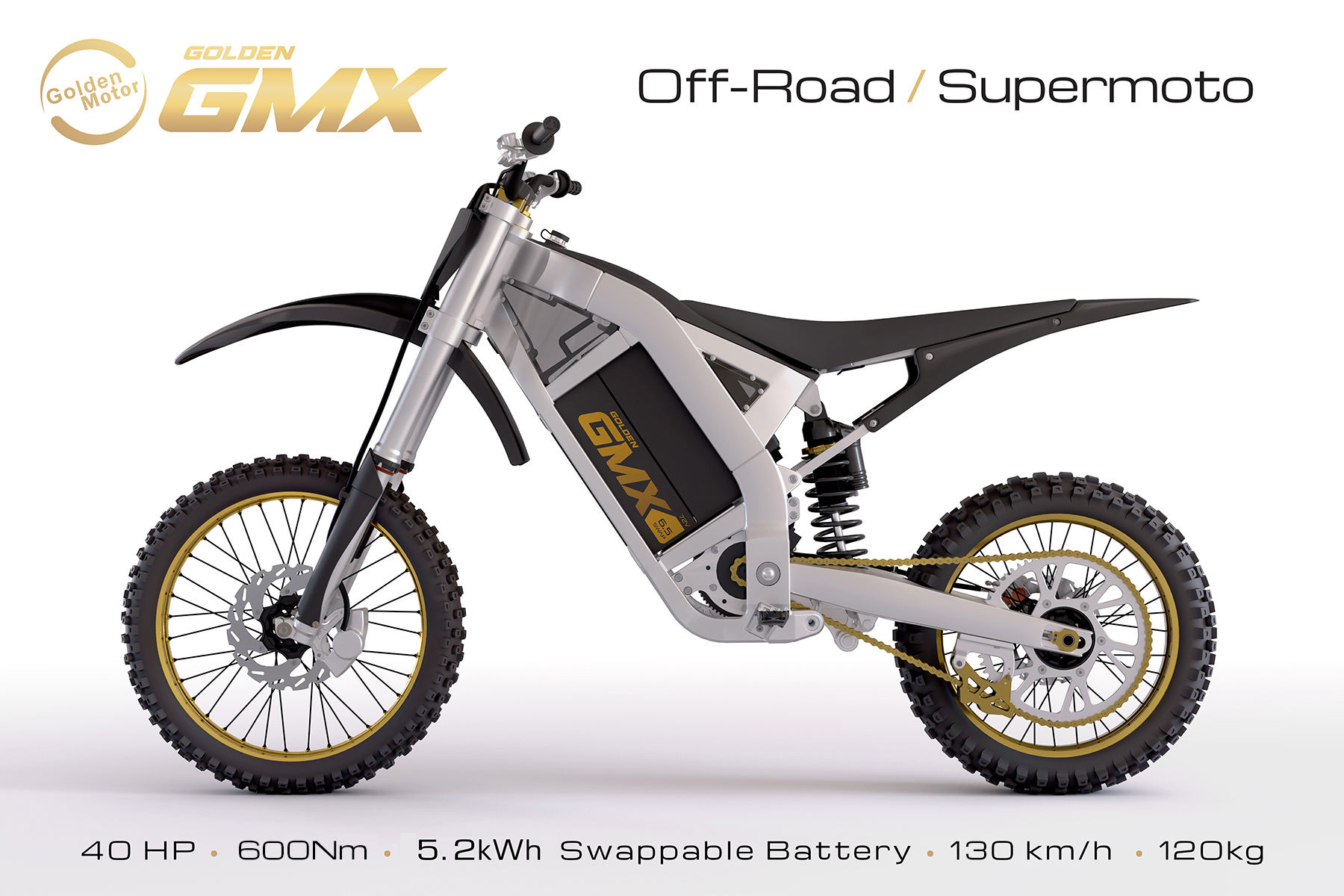 GMX 10KW Electric Motorcycle - High Power Dirt Bike