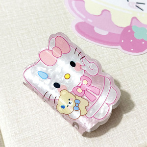 Moderna Molletta per Capelli in Acrilico a Forma di Gatto Cartoon e Artiglio di Squalo per Bambini con Capelli Spessi, <span class=keywords><strong>Accessori</strong></span> per Capelli <span class=keywords><strong>Hello</strong></span> <span class=keywords><strong>Kitty</strong></span> per San Valentino - Product Image 6