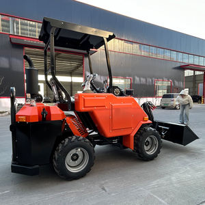 送料無料 格安 ミニローダー EPA/EURO 5 ディーゼル ミニスキッドステアローダー クローラー駆動式 ミニホイールローダー - Product Image 1