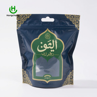 Op maat gedrukte luxe flexibele plastic gelamineerde verpakkingen voor gedroogde voedingsmiddelen, noten, etc. Staande pouches/doypacks met ziplock en venster.