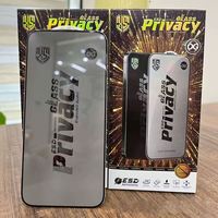 OG High Aluminium Glas 9H ESD Antistatisch Anti-spionage Gehard Glas voor iPhone Privacy Screen Protectors Volledige Dekking Anti-spion