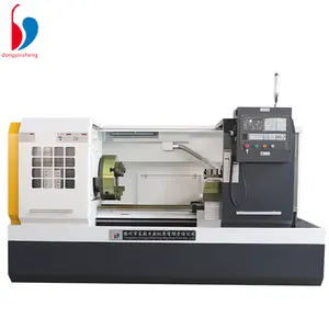 Hoge Precisie Ck6180 Verticale Cnc Draaibank Draaibank Horizontale Platte Bed Cnc Draaibank Machine