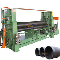 16x2500 W11S Máquina de laminación de placas universales hidráulicas 3 Máquina dobladora de láminas de tres rodillos