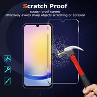 Protection d'écran en verre trempé transparent haute définition 9H, résistant aux rayures, facile à installer, pour Samsung Galaxy A17 A07 5G 4G