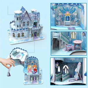 Puzzle 3D Ice Castle 62 pièces, kit d'artisanat artistique pour débutants, pour enfants et adultes - Product Image 4