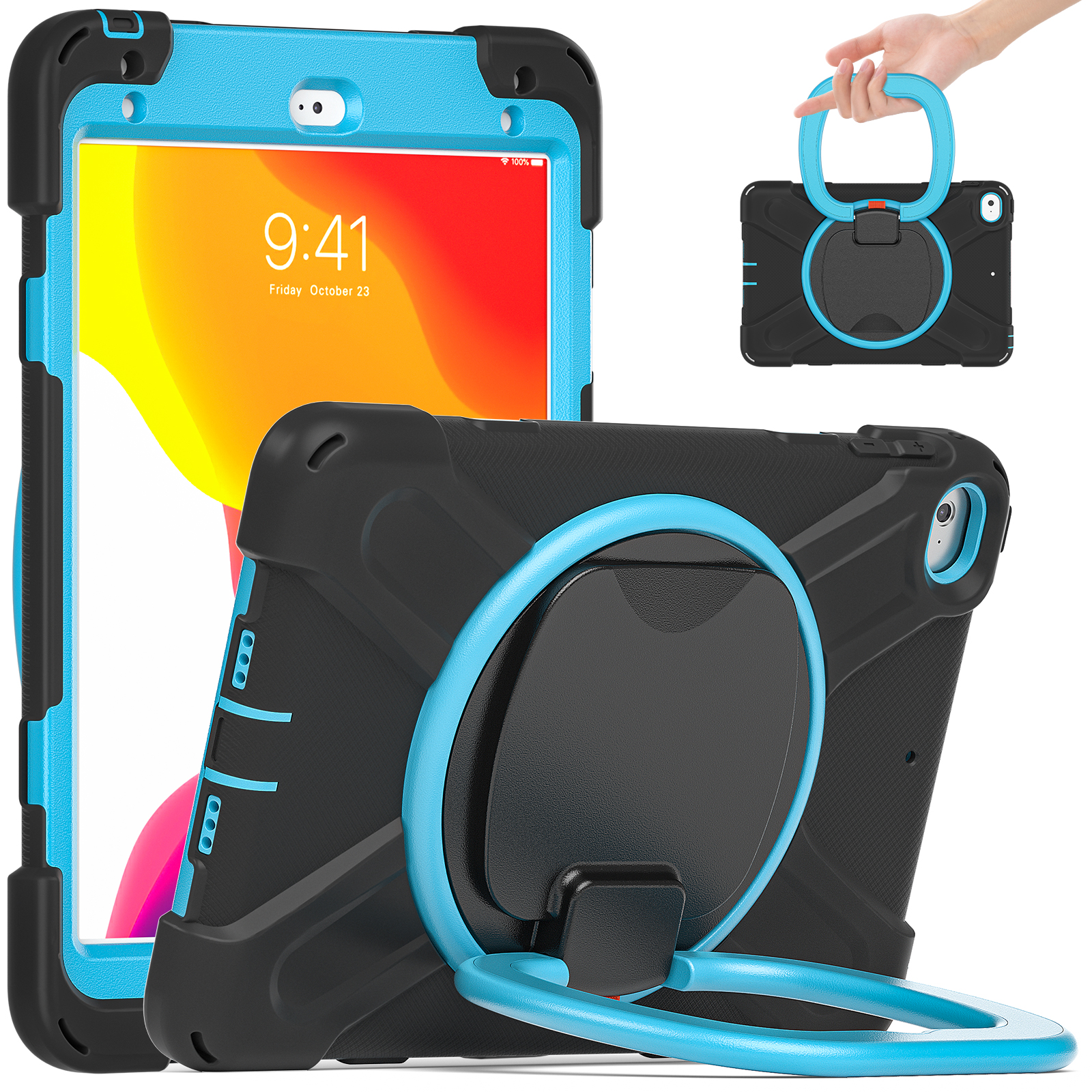 balck +blue
