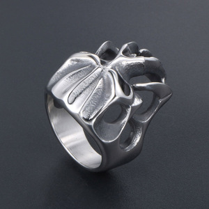 Monster Skull <b>Titanium</b> Steel <b>Ring</b> For Men Party Jewelry SA887 - Product Image 3