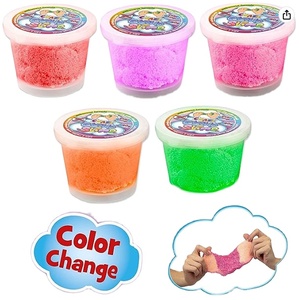 Boue de neige perlée Boue de cristal en conserve Argile à <span class=keywords><strong>modeler</strong></span> pour enfants à <span class=keywords><strong>base</strong></span> <span class=keywords><strong>d</strong></span>'<span class=keywords><strong>huile</strong></span>, Argile flocon de neige, Argile sans séchage - Product Image 1