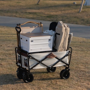 Kapazität 500 lbs, Hochbelastbarer Faltbarer Bollerwagen, Einkaufswagen, Strandwagen, Gartenwagen, Zusammenklappbarer Outdoor-Transportwagen - Product Image 5