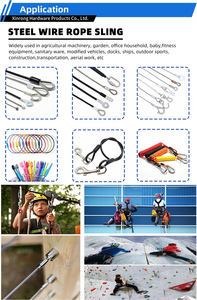 Nhà Máy Giá Dây cáp lắp ráp dây thép Rope Sling ferrule Cáp thép không gỉ Dây móc - Product Image 5