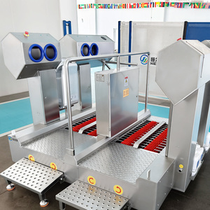 Machine de nettoyage de bottes électrique multifonctionnelle à double voie, laveuse industrielle de bottes pour l'abattage et la transformation de la viande, Nouveau - Product Image 6