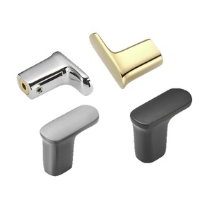 Light Luxury Modern Iron Punch-free Multifunctional Flexible Bathroom Wall-mounted <b>Coat</b> <b>Hook</b> Single <b>Hook</b> - Product Image 1