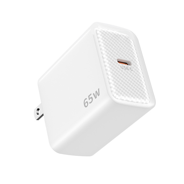 Super Speed Usb c Charger 65W PD Single Charger Plug Gan 65w Charger Type c for Mobile Device Charging