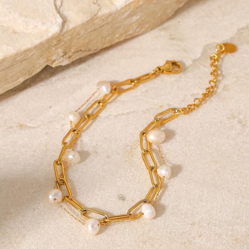 Fashion 18k Gold Plated Stainless Steel