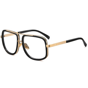 Maidis Square Sunglasses <b>Metal</b> <b>Frame</b> Anti-Uv Unisex Full-<b>Frame</b> Eyewear - Product Image 4