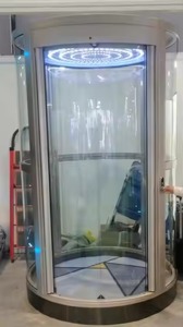 ลิฟต์ทรงกลมแบบพาโนรามาเที่ยวชมสถานที่ต่างๆลิฟต์ยกบ้านแบบไร้ห้องเงียบติดตั้งง่าย - Product Image 2