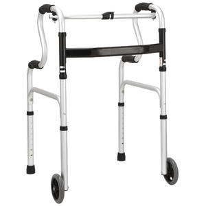 Multi-Functional Folding <b>Walker</b> & Rollator <b>Elderly</b> & Disabled Wheeled Walking Aid <b>with</b> <b>Seat</b> Rehabilitation Accessory - Product Image 1