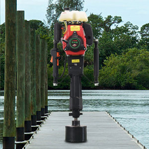 Indonesia Professional Manufacturer's Construction Fence <b>Pile</b> <b>Driver</b> 16 Years Handheld Gasoline Steel Pipe Hammer Engine Pump - Product Image 5