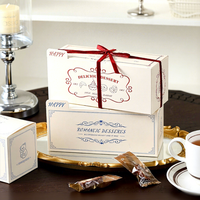 Boîte cadeau rectangulaire personnalisée de qualité alimentaire pour nougat, bonbons au lait, flocons de neige croustillants, dattes et bonbons au café, fabriquée en Chine
