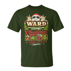 Camiseta familiar Ward para Navidad 2025, camiseta navideña para hacer recuerdos juntos - Product Image 2