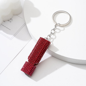 2025 New <b>Wholesale</b> 2025New Best-Selling Emergency Women <b>Self</b> <b>Defense</b> Key Chains High Frequency Settings Diamond Whistle <b>Keychain</b> - Product Image 2