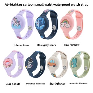 Étui de protection en silicone pour AirTag2 avec <span class=keywords><strong>bracelet</strong></span> de montre de dessin animé pour <span class=keywords><strong>bracelet</strong></span> anti-perte pour enfants - Product Image 5