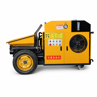 Pompe à béton portable mini HL-10R pour le transport de béton et les travaux de construction et de structure