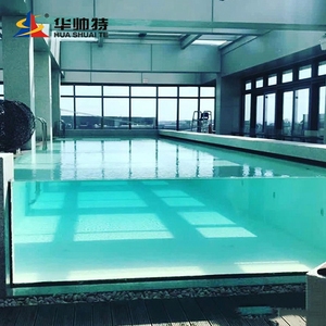 HUASHUAITE Piscina Infinity Senza Fine da 150mm di Spessore, Vasche Idromassaggio Grandi, Piscine in Plastica per Esterni, Pannello Acrilico in Vendita - Product Image 3