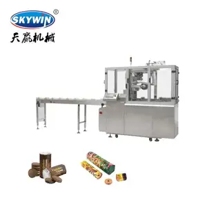 Skywin Biscuit packaging X Fold Packing Machine Cookie Wrapper