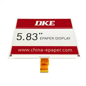 5.83 인치 컬러 전자 종이 디스플레이 전자 잉크 색 디지털 선반 가장자리 종이 디스플레이 화면 빨강 검정 흰색 3 색 eink