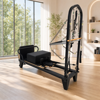 Machine de Pilates multifonctionnelle Half Cadillac Reformer Tower avec résistance à ressort pour studio commercial et salle de sport à domicile