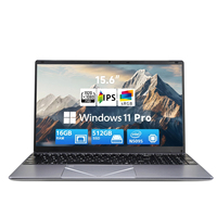 15.6\" Business Laptop 16GB RAM 512GB SSD Intel Celeron N5095 FHD IPS Display Wi-Fi 5 Windows 11 Used English Keyboard US