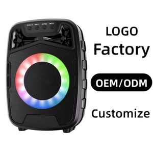 Haut-parleur portable ABS-4105 Super Bass avec lumière RGB, carte TF, TWS <span class=keywords><strong>pour</strong></span> ordinateur, camping en extérieur et soirées - Product Image 1