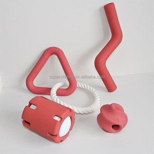 Çevik NIMBLET2 doğal kauçuk üçgen römorkör büküm cıvata Bite köpek oyuncak seti kullanılan römorkör savaş çok köpek oyun - Product Image 4