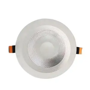 商用圆形嵌入式IP65防水COB可调筒灯吸顶灯配件7W 10W 15W 20W 30w发光二极管聚光灯