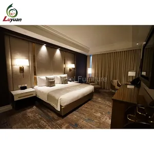 Modern Luxury Hotel Bed Room Móveis Conjunto De Quarto De Madeira