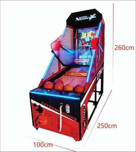 Machine <span class=keywords><strong>de</strong></span> basket-ball à monnayeur avec comptage électronique des points, équipement <span class=keywords><strong>de</strong></span> jeu d'arcade <span class=keywords><strong>pour</strong></span> parcs d'attractions et salles <span class=keywords><strong>de</strong></span> <span class=keywords><strong>jeux</strong></span> - Product Image 2