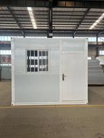 Modern 20ft prefabrik çelik ev düz paketi emlak minik modüler yaşam konteyneri ev katlanabilir ev modüler ev