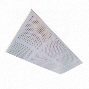 Pannello <span class=keywords><strong>in</strong></span> <span class=keywords><strong>Cartongesso</strong></span> Perforato con Fori Circolari Fonoassorbente 1200 * 2400 Pannelli Decorativi per Soffitto - Product Image 1