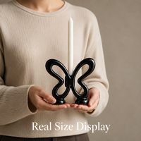 Porte-bougie moderne en forme de papillon en céramique, accessoires de décoration pour la maison, la salle à manger, la table, la décoration de mariage