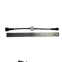 1ct Pixel/String UCS2904-RGBW IC Adressable Permanent LED Pixel Point Puck Light DC12V/24V 3LEDs/Pixel 30mm IP68 3Pin 15cm