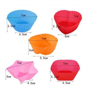 Moldes de Silicona para Cupcakes, Desechables, Ecológicos, de Grado Alimenticio, Libres de BPA, Antiadherentes, para Pasteles, Postres y Muffins - Product Image 2