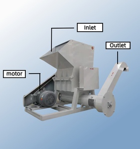 צלב פלסטיק כבד תעשייתי כבד-50 כ "ס-ליטות/בקבוקים/צינורות מיחזור - Product Image 4