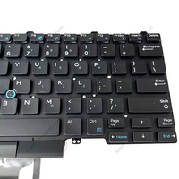 Nuovo puntatore retroilluminato inglese Teclado tastiera per Laptop Dell Latitude E5450 E7250 E7450 E7480 E7490 7480 5488 7490 04DXYW
