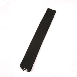 Calza sopra il ginocchio in cotone invernale alla moda da donna copre stile Casual dolce tubo lungo in maglia scaldamuscoli con Logo frontale tinta unita - Product Image 6