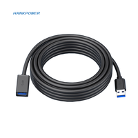 Kabel ekstensi USB 3.0 jantan ke betina, kabel ekstensi USB 3.0 AM ke USB 3.0 AF M/F, kabel ekstensi transfer Data sinkronisasi ekstensi
