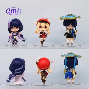 Set de 6 Figuras de Klee, Hutao, <span class=keywords><strong>Raiden</strong></span> <span class=keywords><strong>Shogun</strong></span>, <span class=keywords><strong>Yae</strong></span> <span class=keywords><strong>Miko</strong></span>, Ayaka, Scaramouche, Mini Figuras, Estatuas, Muñecas, Figuritas de Anime, Manualidades de Plástico - Product Image 5
