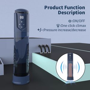 Pompa Elettrica per Pene con 5 Modalità di Aspirazione e Livello di Pressione Regolabile, Masturbatore Automatico Maschile e Dispositivo per l'Ingrandimento - Product Image 2